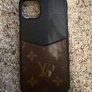 Louis Vuitton Black and Brown Monogram Phone Case